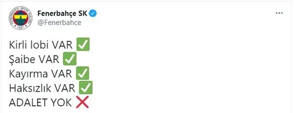 Fenerbahçe mesaj yayınladı ortalık bir kez daha karıştı: Futbol yok kavga var-2