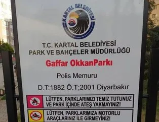 CHP’li belediyeden Şehit Gaffar Okkan’a büyük ayıp