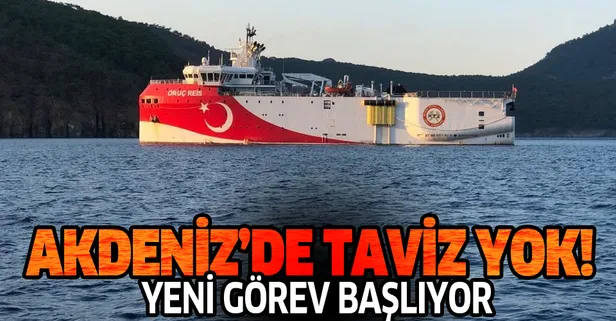 Son dakika: Bakan Dönmez duyurdu: Oruç Reis Akdeniz’deki yeni görevi için çalışma yapacağı alana ulaştı