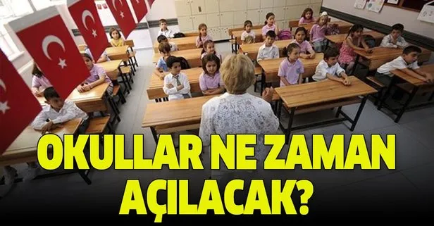 Okullar ne zaman açılacak? Okulların açılmasına kaç gün kaldı? İşte 2019-2020 MEB takvimi