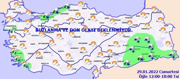 Karla karışık yağmur ve kar uyarısı geldi! Meteoroloji bölge bölge duyurdu: Yoğun yağış kapımızda (29 Ocak hava durumu)-8