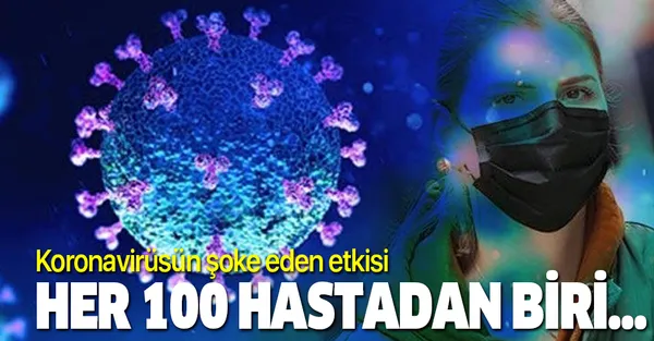 Son dakika: Koronavirüsün şoke eden etkisi: Her 100 hastadan biri...-1