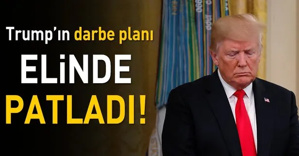 Darbe planı elinde patladı
