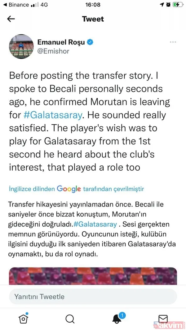 SON DAKİKA: Steaua Bükreş Başkanı açıkladı: Olimpiu Morutan’ı 5.7 milyon Euroya Galatasaray'a sattım - 8