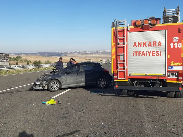 Son dakika: Ankara'da korkunç kaza: 3 ölü, 3 yaralı-1
