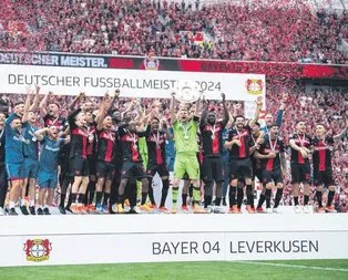 Leverkusen tarih yazdı