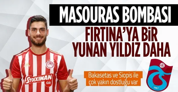 Trabzonspor Olympiakos forması giyen yıldız oyuncu Georgios Masouras’a göz dikti