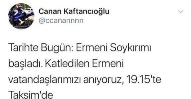 CHP yandaşı Halk TV “Canan Kaftancıoğlu’ndan Ermeni Soykırımı iddialarını kabul eden tweet!” başlıklı haberi ve tweetini sildi!