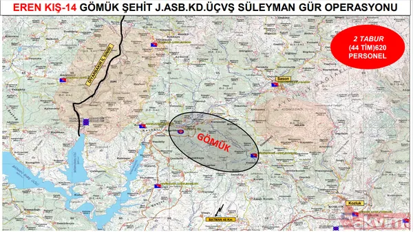 SON DAKİKA: Batman'da 620 personelin katılımıyla Eren Kış-14 Operasyonu başlatıldı - 1