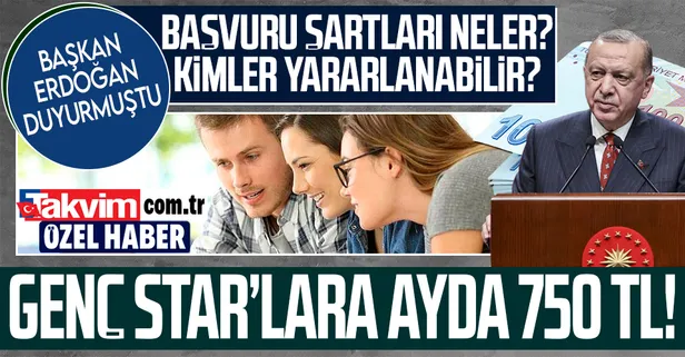 Genç STAR’lara ayda 750 TL