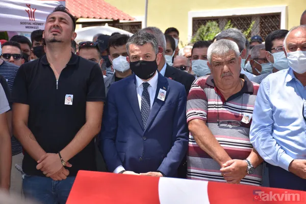 SON DAKİKA: Muğla Marmaris'teki orman yangınında şehit olan Görkem Hasdemir son yolculuğuna uğurlandı - 6