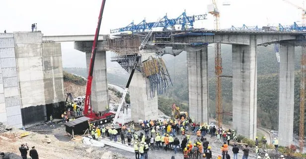 Kocaeli Gebze’de viyadük faciası: 3 işçi öldü