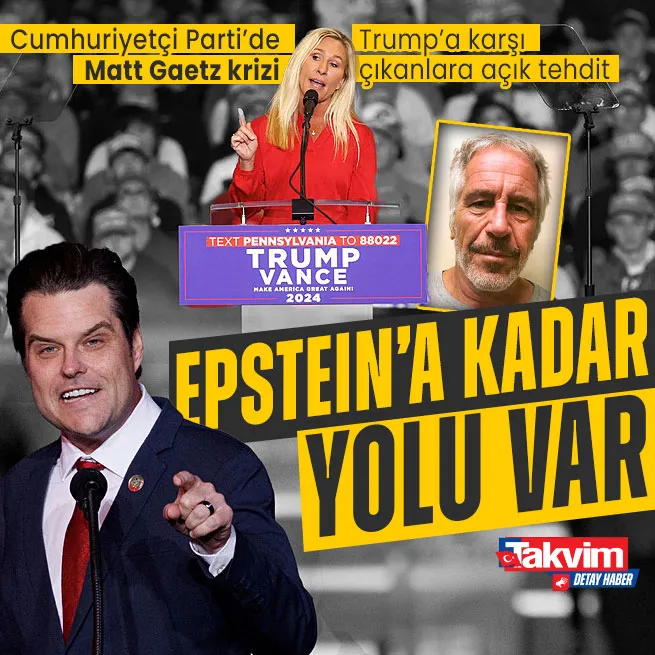Cumhuriyetçi Parti’de Matt Gaetz krizi! Trump’ın atamasına karşı çıkanlara Jeffrey Epstein tehdidi