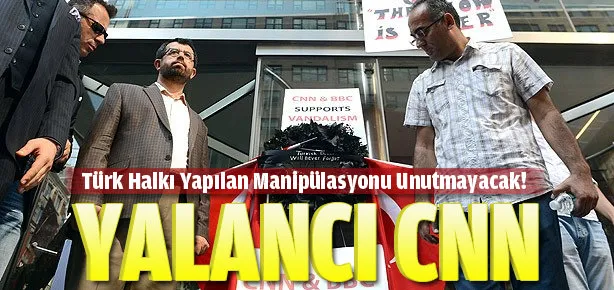 ABD’de CNN’e siyah çelenk