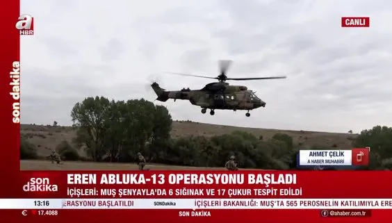 Muş'ta Eren Abluka-13 operasyonu başlatıldı