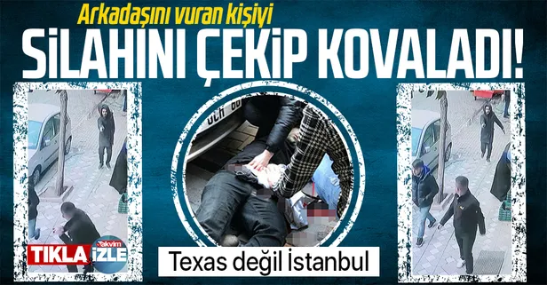İstanbul Zeytinburnu'nda silahlı kovalamaca! Arkadaşını vuran kişiye silah çekip peşine düştü