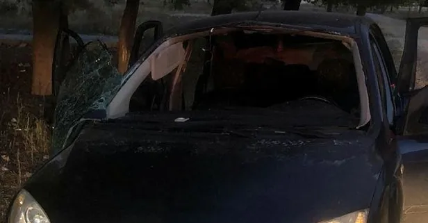 Şok yaşadılar! Park halindeki otomobilde çakmak gazı tüpü patladı