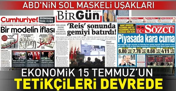 ABD’nin sol maskeli uşakları Cumhuriyet, Sözcü ve Birgün gazetesi