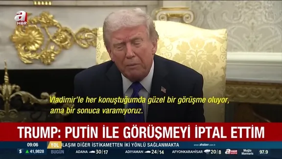 Trump-Putin zirvesi iptal edildi