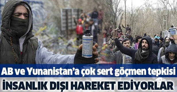 Dışişleri Bakanı Mevlüt Çavuşoğlu: AB ve Yunanistan insanlık dışı hareket ediyor