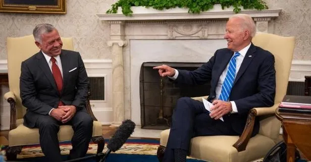 ABD Başkanı Joe Biden ve 2. Abdullah Beyaz Saray’da buluştu