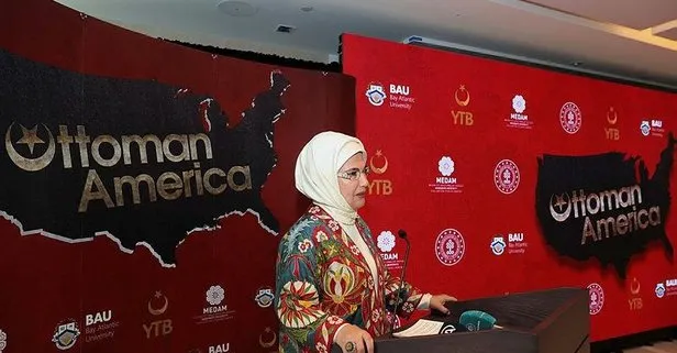 Emine Erdoğan ABD’de Osmanlı’nın Amerikası belgeselinin tanıtımına katıldı