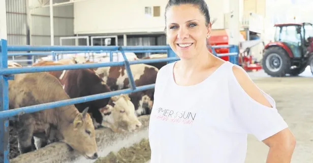 ’Yapamazsın’ diyenlere inat çiftlik kurdu