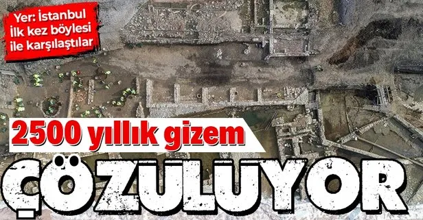 İstanbul’un göbeğinde 2500 yıllık gizem çözülüyor! Arkeologlar ilk kez böyle bir şeyle karşılaştı