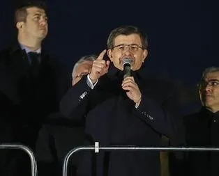 Başbakan Davutoğlu sert konuştu!