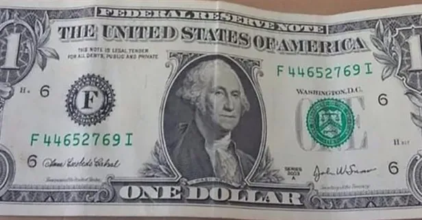 Yine 1 dolar bulundu