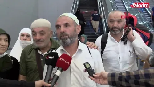 Hacılar yurda dönmeye başladı