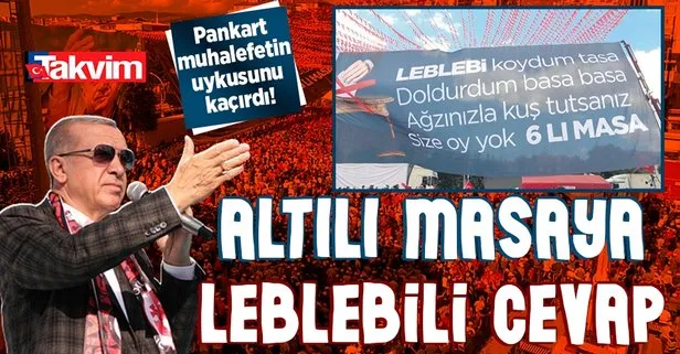 Başkan Erdoğan’ın Çorum mitingine binlerce kişi akın etti! Miting alanında açılan pankart ise muhalefetin uykusunu kaçırdı
