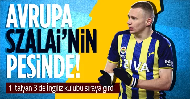 1 İtalyan 3 de İngiliz kulübü Macar stoper Szalai için sıraya girdi