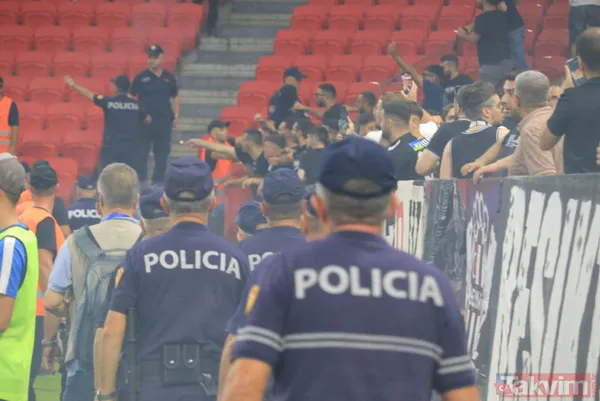 Beşiktaş Tirana maçında olay! Ceza tehlikesi var - 16