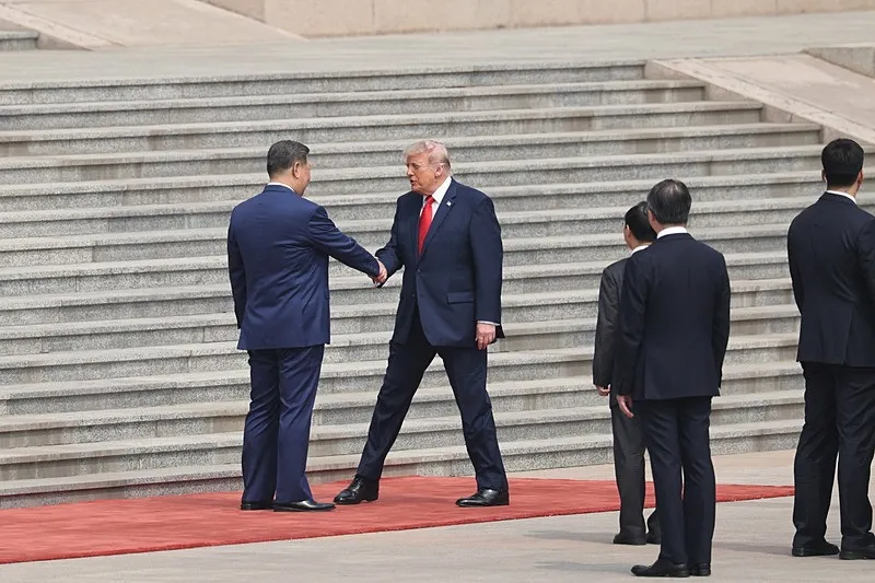 PEKİN'DE TRUMP'A ÖZEL KARŞILAMA-2