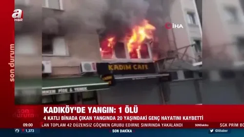 Kadıköy yangın son dakika: 1 ölü