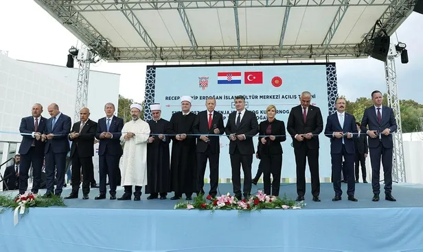 SON DAKİKA: Başkan Erdoğan'a Hırvatistan'da anlamlı ödül! Adının verildiği İslam Kültür Merkezi'ni açtı...-8
