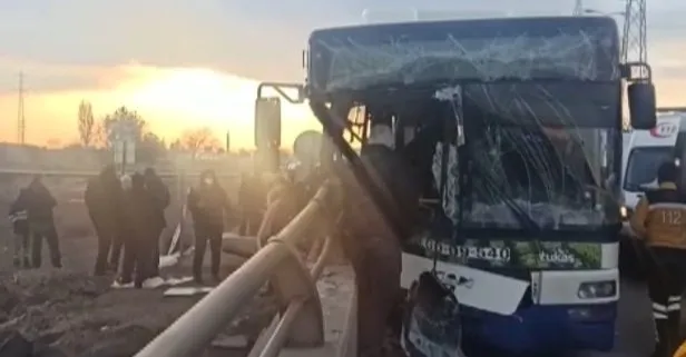 SON DAKİKA! Ankara’da halk otobüsü kaza yaptı! Yaralılar var