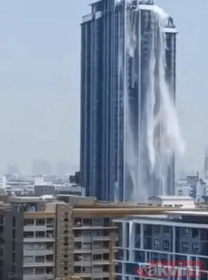 Myanmar depremine havuzda yakalandı! Bangkok’da dev dalgalar oluştu: Neredeyse gökdelenden düşüyordu - 5