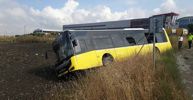 Arnavutköy'de İETT otobüsü kaza yaptı: 2 yaralı