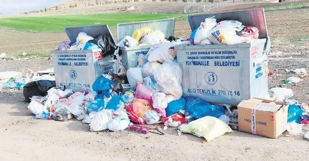 CHP'li Yenimahalle Belediyesi'ne çöp ve çamur tepkisi: 10 gündür toplanmıyor