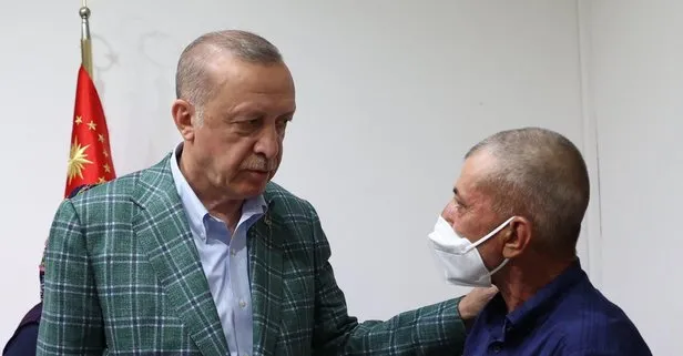 Başkan Erdoğan’dan yangın söndürme ekiplerine su taşırken hayatını kaybeden Şahin Akdemir’in ailesine taziye ziyareti!