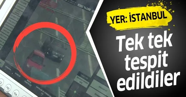 İstanbul trafiğinde drone ile denetim