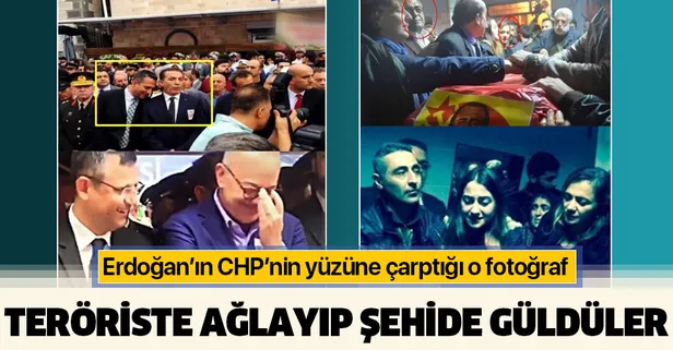 Başkan Erdoğan CHP'li Ali Mahir Başarır'a şehit cenazesindeki fotoğrafı hatırlattı: Ahlaksız adam, pişmiş kelle gibi sırıtıyor