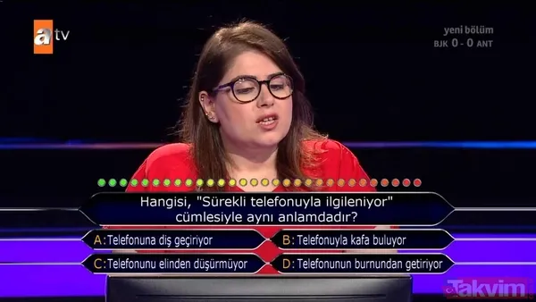 Kim Milyoner Olmak İster'de 125 bin TL'lik zor matematik sorusu: Hangisi bir narsistik sayı değildir? - 1
