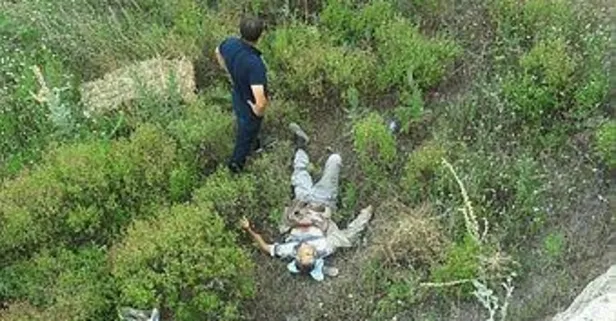 Bursa’da kaza yapan traktör sürücüsü bariyeri aşıp uçuruma düştü