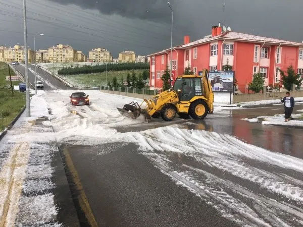 Ankara'da şiddetli yağış-1