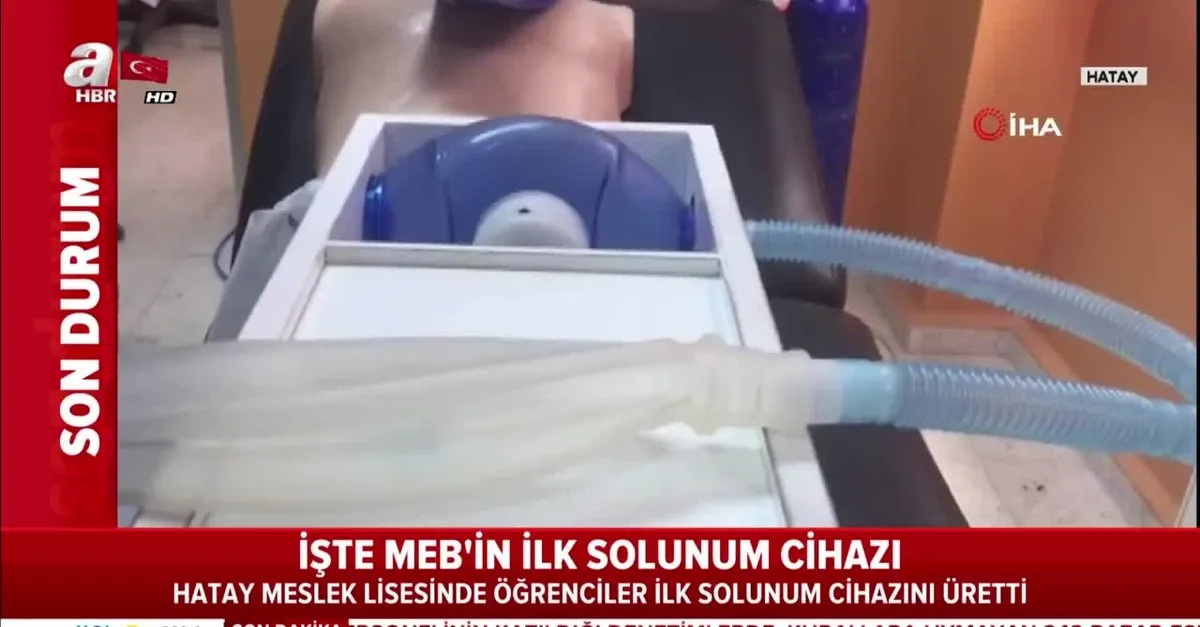 MEB müjdeli haberi duyurdu: İlk solunum cihazı üretildi |Video