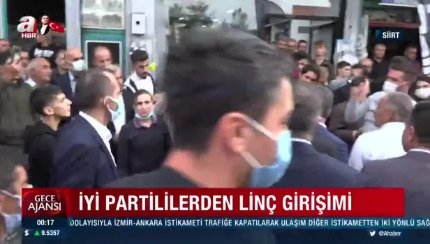 İYİ Partililerden vatandaşa linç girişimi