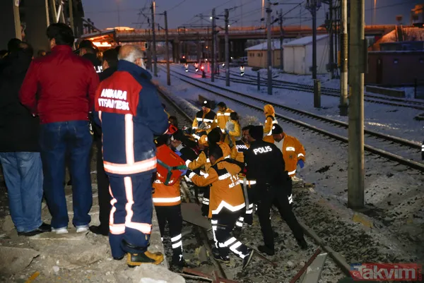 Son dakika: Ankara'da tren kazası! Yüksek Hızlı Tren ile banliyö treni çarpıştı - 23